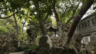 Nanjing 'deki Başkanlık Sarayı' nın manzarası ve manzarası. Yüksek kalite 4k görüntü