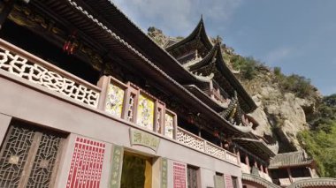 Wenzhou Çin 'deki güney yandang dağlarının doğal manzarası. Yüksek kalite 4k görüntü