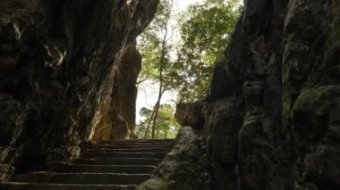Wenzhou Çin 'deki güney yandang dağlarının doğal manzarası. Yüksek kalite 4k görüntü