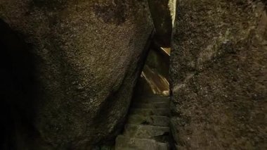 Fujian 'daki Taimu Dağı' nın doğal manzarası. Yüksek kalite 4k görüntü