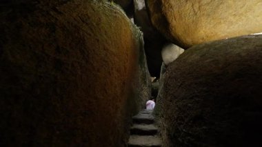 Fujian 'daki Taimu Dağı' nın doğal manzarası. Yüksek kalite 4k görüntü