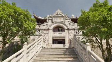 Fujian 'daki Taimu Dağı' nın doğal manzarası. Yüksek kalite 4k görüntü