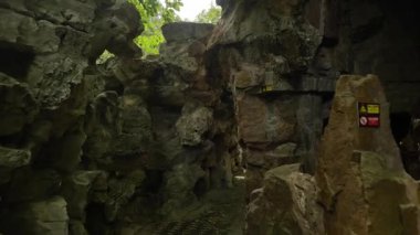 He Garden, Yangzhou, Jiangsu, Çin 'deki tarihi mimari ve doğal manzara. Yüksek kalite 4k görüntü