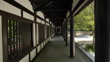 Yangzhou, Çin - 8 Mart 2022: Daming Tapınağı içinde manzara. Yüksek kalite 4k görüntü