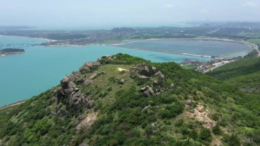 Pingtan Adası, Fuzhou, Fujian, Çin 'in doğal manzarası ve köyleri. Yüksek kalite fotoğraf