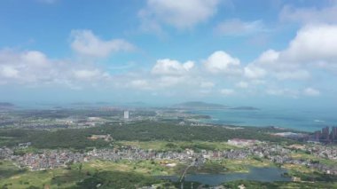 Pingtan Adası, Fuzhou, Fujian, Çin 'in doğal manzarası ve köyleri. Yüksek kalite fotoğraf