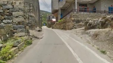 Doğal manzara ve Pingtan Adası, Fuzhou, Fujian, Çin köyleri. Yüksek kalite fotoğraf