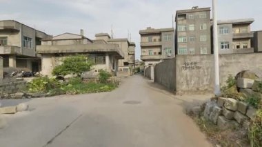 Doğal manzara ve Pingtan Adası, Fuzhou, Fujian, Çin köyleri. Yüksek kalite fotoğraf