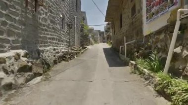 Doğal manzara ve Pingtan Adası, Fuzhou, Fujian, Çin köyleri. Yüksek kalite fotoğraf