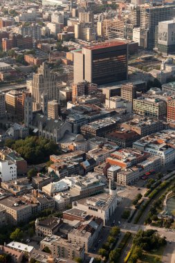 Eski Montreal havadan görünümü