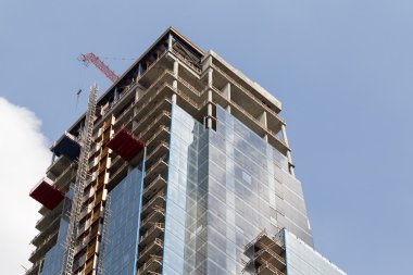 Montreal manzarası üzerinde gündoğumu