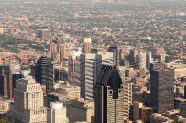 Montreal havadan görünümü