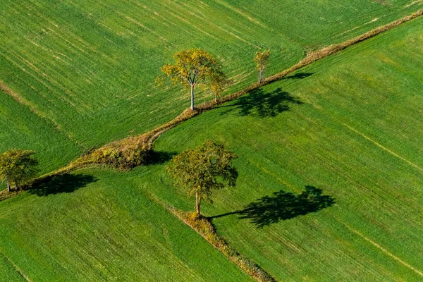 Widok z lotu ptaka krajobraz — Zdjęcie stockowe