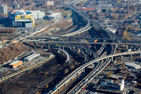 Montreal's Turcot interchange project — Stock Photo, Image