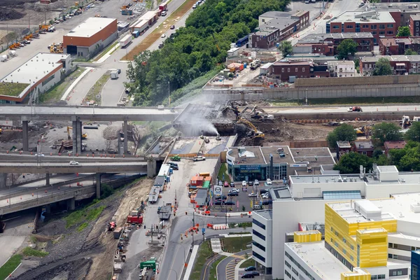 Montreal's Turcot interchange project — Stock Photo, Image