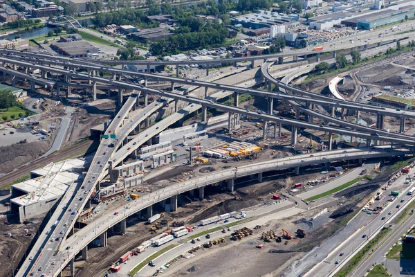 Montreal's Turcot interchange project — Stock Photo, Image