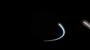 Parlayan bir ışık ile soyut arkaplan