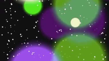 düz stil yıldızlı koyu pembe yeşil vektör düzeni.