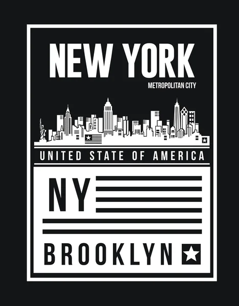 Grafikus tipográfia vektor, tipográfia new york city, tipográfia athaletic osztály, tipográfia varsity Nyc — Stock Fotó