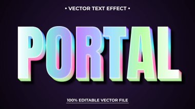 Renkli bir 3B metin efekti 