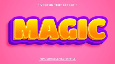 Renkli bir 3D metin efekti 