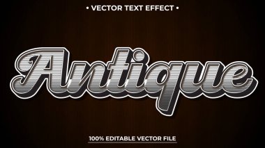 Antika metin, düzenlenebilir metin efektleri Viktorya dönemi Vintage tarzı