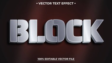 Metalik gümüş metin efekti, düzenlenebilir parlak ve zarif metin biçimi