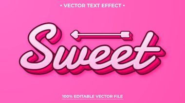 Düzenlenebilir tatlı kalpler 3d metin efekti aşk metni etkisi