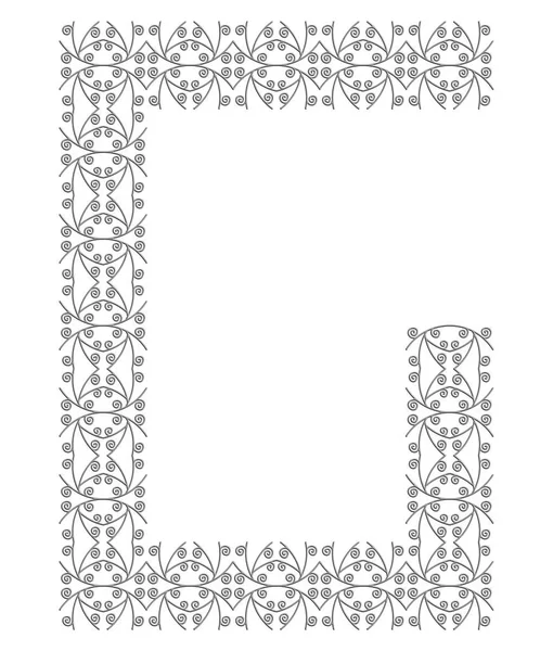 이스케 양식의 장식적 Art Font — 스톡 사진
