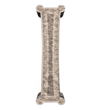 Taş büyük harf. Viktorya dönemi yazı tipi 3D vintage resim..