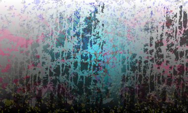 Soyut ve tuhaf renkli kaotik arkaplan.