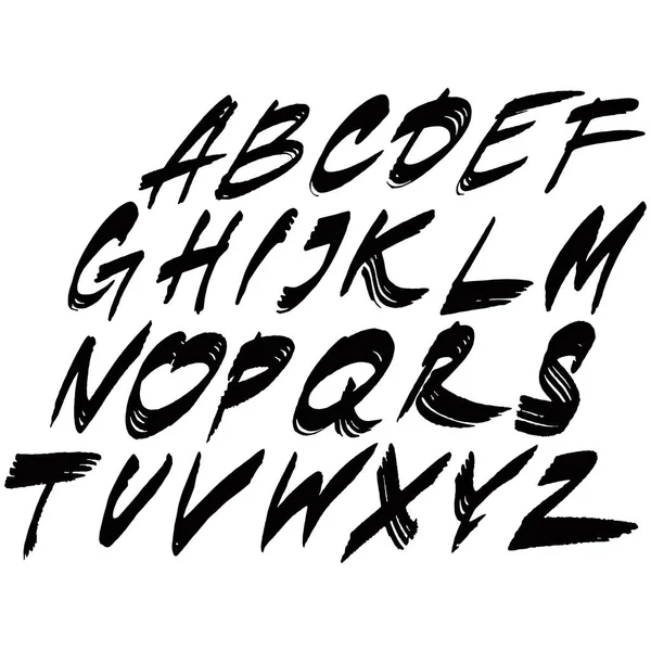 Moderno Slang Coloquial Expresión Lenguaje Común Decorative Font Style Vector — Archivo Imágenes Vectoriales