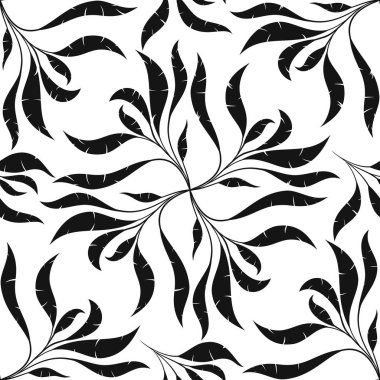 Vektör çiçeksiz desen.