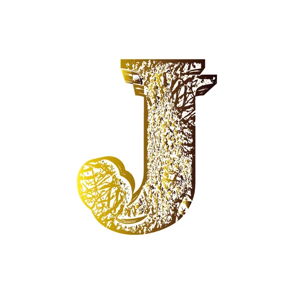 Gradient Shifted Letter Art Lettertype — Stockvector