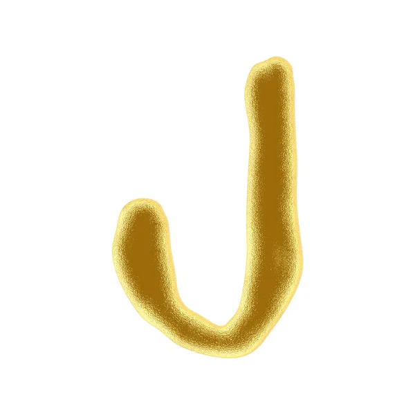 Gold Bullion Letter Art Font — 스톡 사진