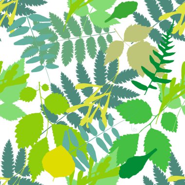 Orman pürüzsüz bir desen bırakır.