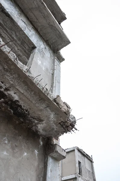 Zerstörtes Gebäude Folgen Des Krieges — Stockfoto