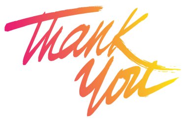 Teşekkürler. Vektör harfleri..