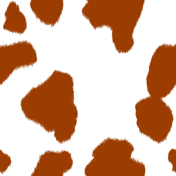 Brown Spots Vaca Skin Seamless Pele Textura Padrão — Fotografia de Stock