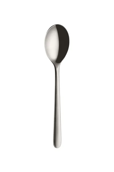 现代的勺子上白色孤立 — 图库照片