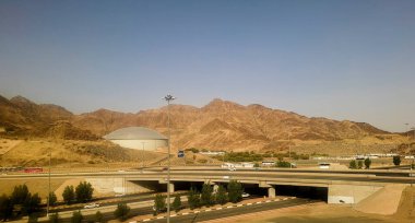 Makkah 'ta güzel bir otoyol manzarası