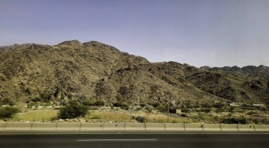Makkah 'ta güzel bir otoyol manzarası
