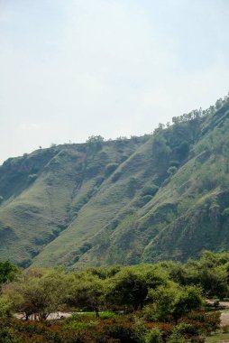 Dili 'deki Cristo Rei tepelerinin güzel manzarası, Timor Leste
