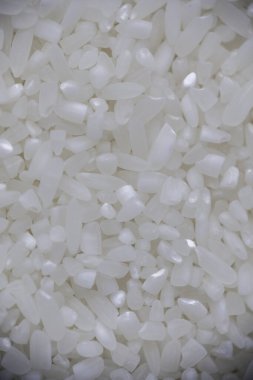 Pirinç tanelerinin makro fotoğrafı
