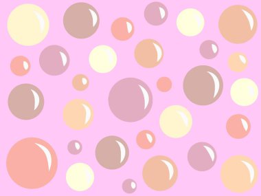 Pastel pembe kabarcık pürüzsüz desen