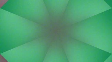 Yumuşak eğimli dönen geometrik yıldız desenli canlı bir yeşil hareket arkaplanı, sakin görseller, doğa temalı sunumlar ve modern dijital sanat projeleri için ideal.