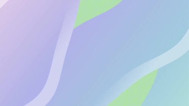 Lavanta, nane ve mavi renkte ruhani pastel dalgalar içeren yumuşak, dalgalı bir hareket grafiği. Bu kusursuz döngü, profesyonel sunumlar ve yaratıcı videolar için rahatlatıcı, modern bir estetik sağlar..