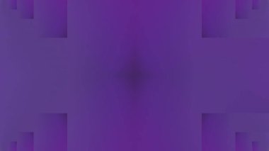 Bu soyut arka plan, video projeleri için dinamik ve modern bir görsel etki yaratan, titreşen ve kayan simetrik mor ve menekşe geometrik desenleri içerir..