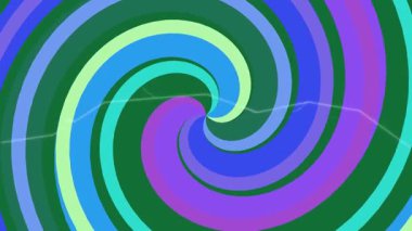 Elektrikli Flash Canlandırmasıyla Hipnotik Dönen Renkli Sarmal