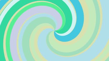 Dönen Pastel Sarmal Soyut Hareket Grafiksel Arkaplan Döngüsü